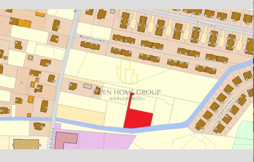Domasław, Bielany, działka budowlana 1550 m2