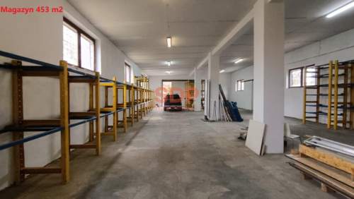 Księże Małe Magazyn 453 m2, 39x11 m, h 4,3 m