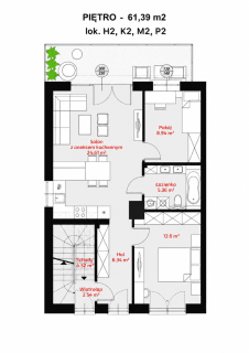 MIESZKANIE 91,34 M2, BALKON 13 M2, MIEJSCA PARKINGOWE