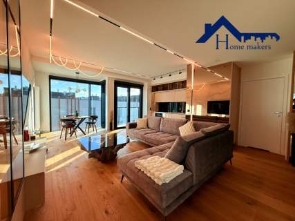 Apartament pełen światła 81 m , 3 pokoje Towarowa Towers, Met