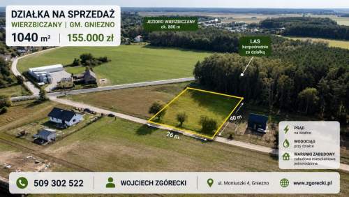działka budowalna Wierzbiczany
