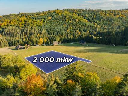 Działka budowlana - Łapsze Niżne - 2000m2