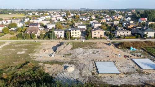 Działka budowlana Strzebiń 548m2 Woda kanalizacja