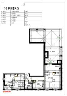 Wyjątkowy apartament na 16 p. 100,85 m 4 pokoi obok Skytower