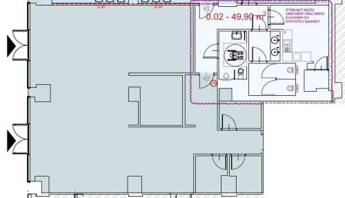 Lokal biurowo-usługowy na parterze