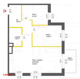 3 pokoje balkon 56m2 Nowa Huta Mistrzejowice -95 tys TANIEJ