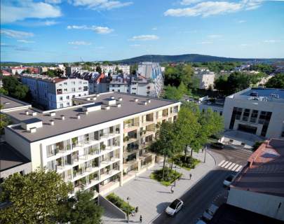 MIESZKANIE CENTRUM KIELC 26,38 m2 balkon 4,85 m2
