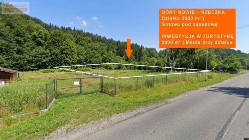 Góry Sowie Działka 2000 m z MPZP pod rekreację
