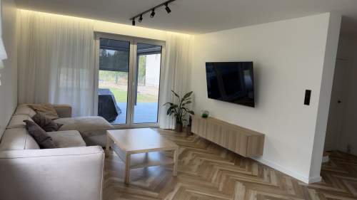 Nowy dom o pow. 108 m na dużej działce 39,5 ara