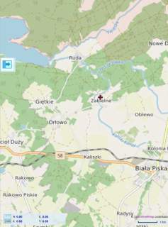 Działka siedliskowa w Zabielne 4 km od jeziora Roś Mazury