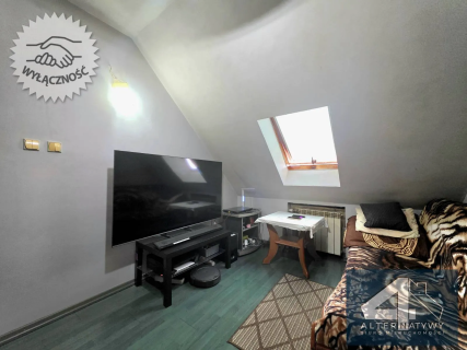 3 pokoje antresola, duża loggia, 51.5, Żabiniec