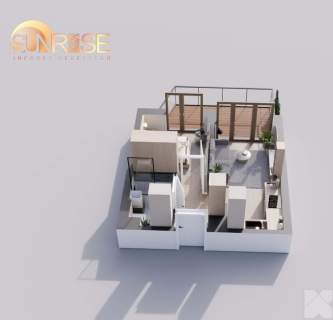 Sunrise Park Mieszkanie nr 2.10 2 pokoje 29,02 m2 balkon