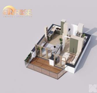 Sunrise Park Mieszkanie nr 2.10 2 pokoje 29,02 m2 balkon
