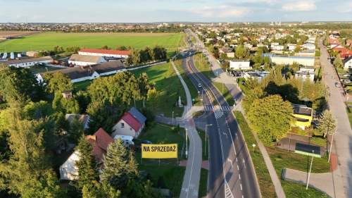 Leszno - ul. Szybowników - idealna ekspozycja - zabudowana,