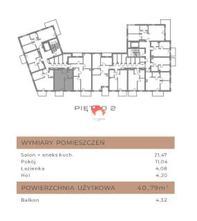 DEWELOPERSKIE 2 POK. 40,79M2 WZG. WOLNOŚCI BEZ PCC I PROWIZJI