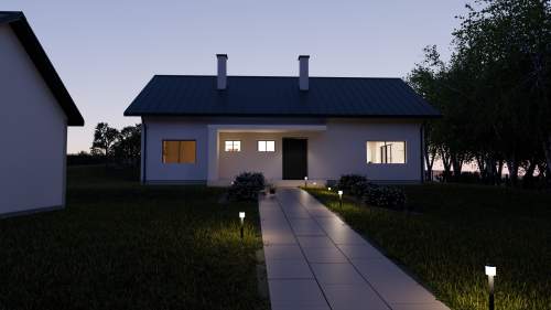 Działka z projektem domu