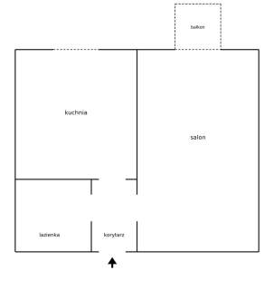 Przestronne studio w kamienicy