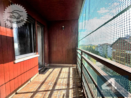 3 pokoje antresola, duża loggia, 51.5, Żabiniec