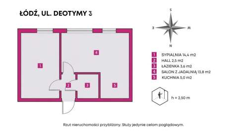 Ładne mieszkanie przy ul. Deotymy 3