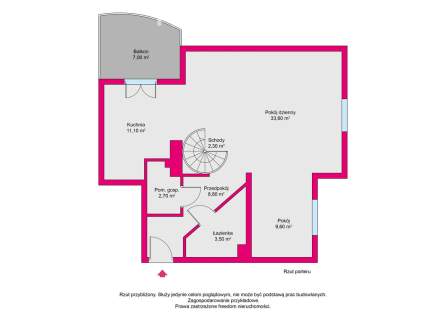 Dwupoziomowy apartament z tarasem - Osiedle Ptasie