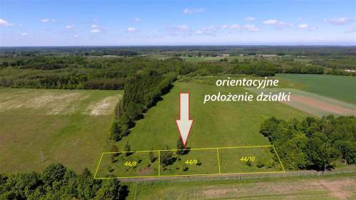 działka na odludziu ok. 35 km od morza i 10 km od