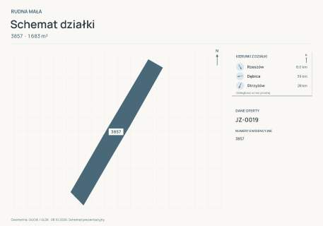 Działka z dojazdem do Rzeszowa