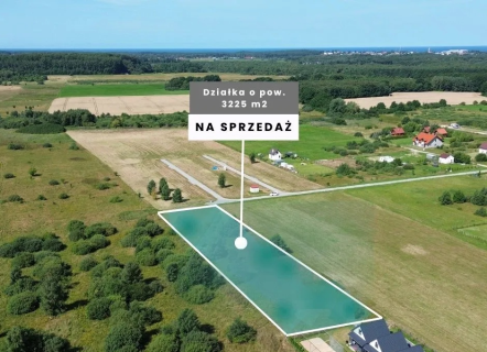 Jezierzany 3225 m2, 3 km od morza, MN/U, 250 000 zł