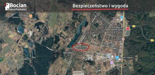 Działki w pierwszej linii od Jeziora - Gdańsk Osowa