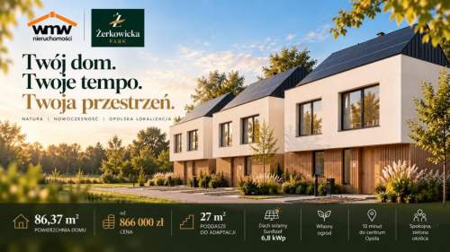 86,37 m2 Żerkowicka Park Bierkowice Cena od 866 000 zł