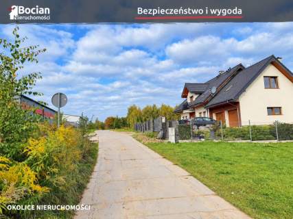 Uzbrojona,płaska działka pod lasem-Trąbki Wielkie 