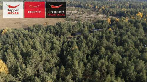 Borsk Działka 1380 m z projektami 2 domków letniskowych