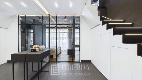 Dwupoziomowy apartament - 2 balkony - taras na dachu