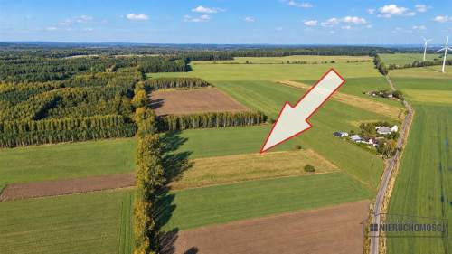 Działka budowlana na wsi ok. 60 km od morza i Miel