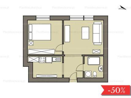 2 pokoje, balkon - Chorzowska 212, obok p. Śląski