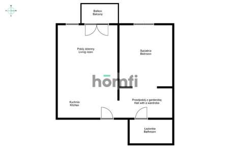 2-pokojowe mieszkanie 50m2 ul. Zakładowa