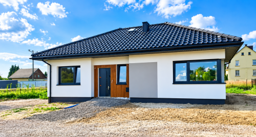 Nowoczesny dom parterowy 103 m - KĘTY Małopolska