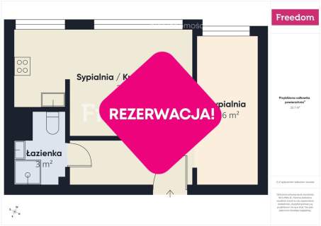 2 pokoje po remoncie Centrum Koła Parter