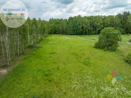 Działka w otoczeniu lasu, widok na staw rezerwacja