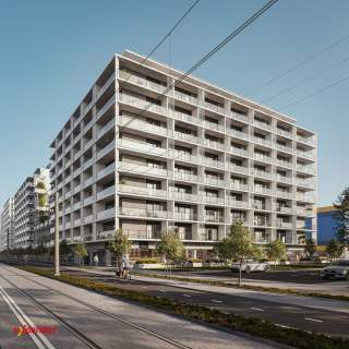 Narożny lokal użytkowy przy centrum handlowym