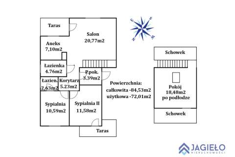 Ogrody Tesoro - 4 pok. 2 łaz. 2 miejsca postojowe