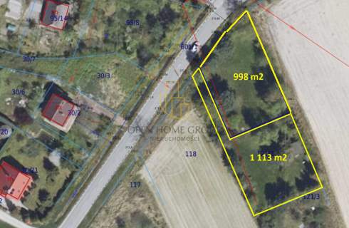 Sulistrowiczki, działka rekreacyjna 1113 m2 i 998 m2
