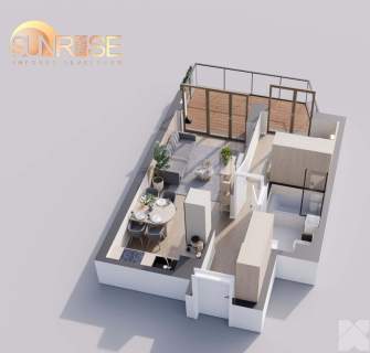 Sunrise Park Mieszkanie nr 3.3 2 pokoje 39,25 m2 balkon