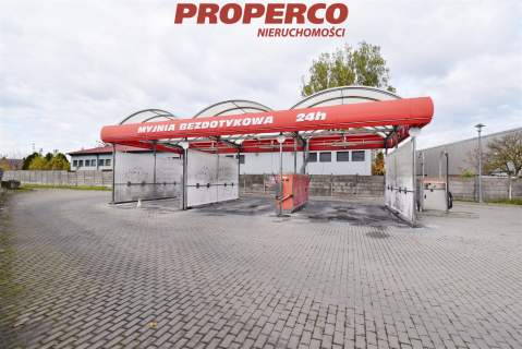 Działka z myjnia samochodową ok 1615m2, Jędrzejów
