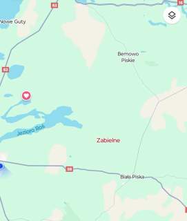 Działka siedliskowa w Zabielne 4 km od jeziora Roś Mazury
