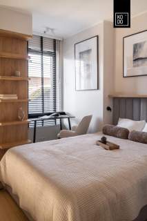 Wykończony apartament z antresolą i balkonem