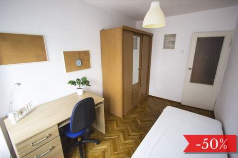 2 pokoje blisko Spodka - Uniwersytecka 21