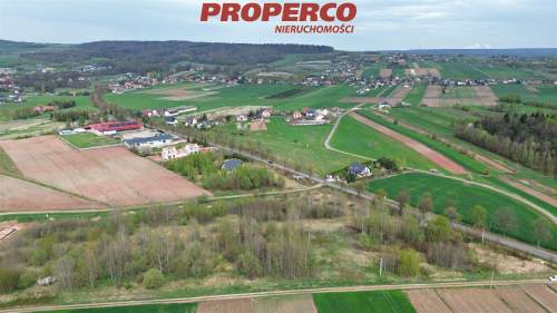 Działka 1306m2, Oblęgorek, gm. Strawczyn media 