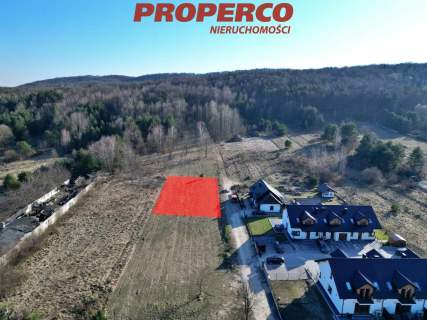 Działka, pow. 1000 m2, Kielce-Zalesie