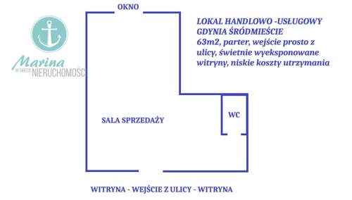 Lokal handlowy w centrum Gdyni