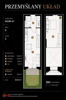 Loft z antresolą 5 m wysokości Ogródek 10,64 m2